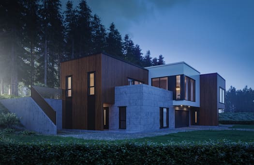 Vestlandshus Moderne Gaustatoppen