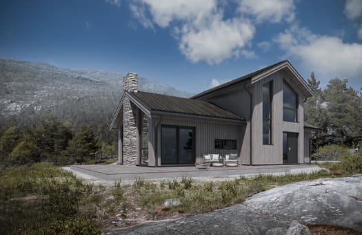 Vestlandshus Hytte Oppdal